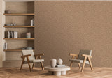 Veer Decor Carved Foliage Chestnut Wallpaper VRTN53-290