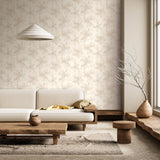 Veer Decor Vellum Leaf Cream Wallpaper VRTN60-290