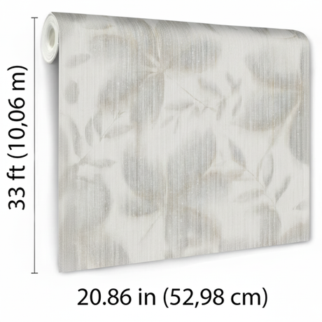 Veer Decor Vellum Leaf Oyster Mushroom Wallpaper VRTN62-290