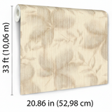 Veer Decor Vellum Leaf Taupe Wallpaper VRTN63-290
