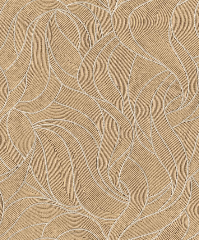 Veer Decor Woven Drift Latte Wallpaper VRTN71-290