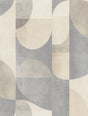 Veer Decor Abstract Arch Greige Wallpaper Mural VRTND91-290