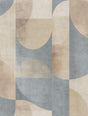 Veer Decor Abstract Arch Blue Fusion Wallpaper Mural VRTND92
