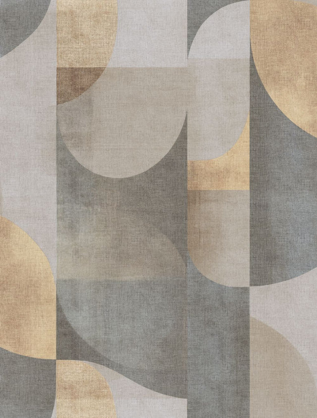 Veer Decor Abstract Arch Roasted Cashew Wallpaper Mural VRTN