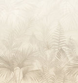 Veer Decor Linen Jungle Greige Wallpaper Mural VRTND95-290