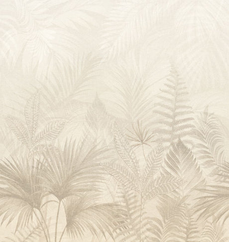 Veer Decor Linen Jungle Greige Wallpaper Mural VRTND95-290