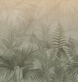 Veer Decor Linen Jungle Oil Green Wallpaper Mural VRTND96-29