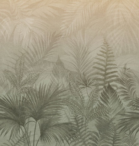 Veer Decor Linen Jungle Oil Green Wallpaper Mural VRTND96-29