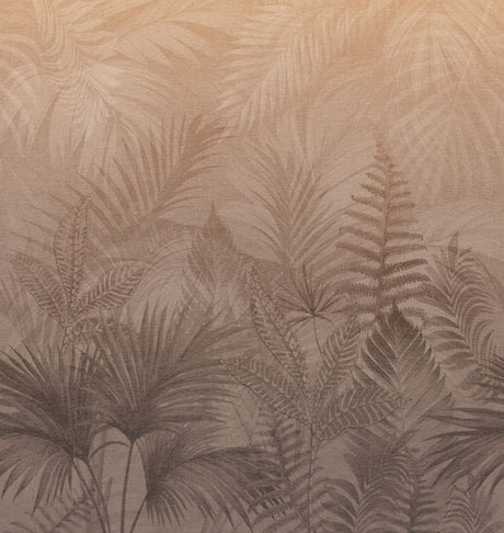 Veer Decor Linen Jungle Terracotta Wallpaper Mural VRTND98-2