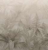 Veer Decor Linen Jungle Taupe Wallpaper Mural VRTND99-290
