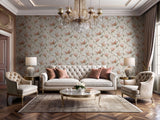 Veer Decor Grand Magnolia Orange Wallpaper VRVZ205-92