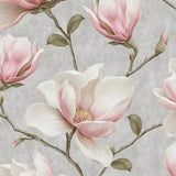 Veer Decor Grand Magnolia Grey Wallpaper VRVZ209-92