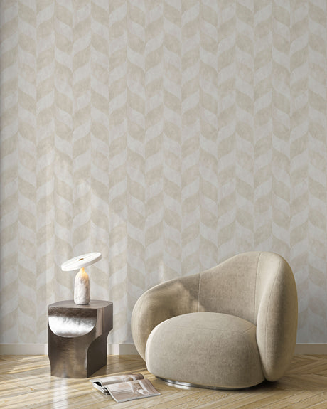 Veer Decor Harlow Geo White Wallpaper VRVZ400-92