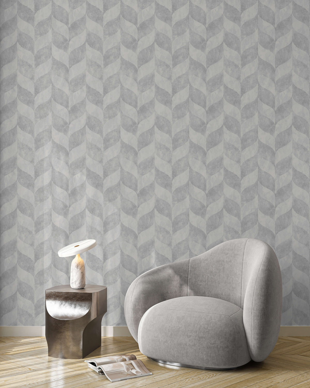 Veer Decor Harlow Geo Grey Wallpaper VRVZ409-92