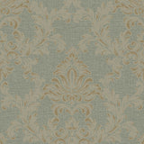 Veer Decor Venezia Damask Green Wallpaper VRVZ904-91