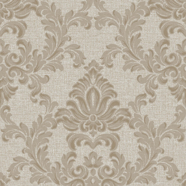 Veer Decor Venezia Damask Beige Wallpaper VRVZ907-91