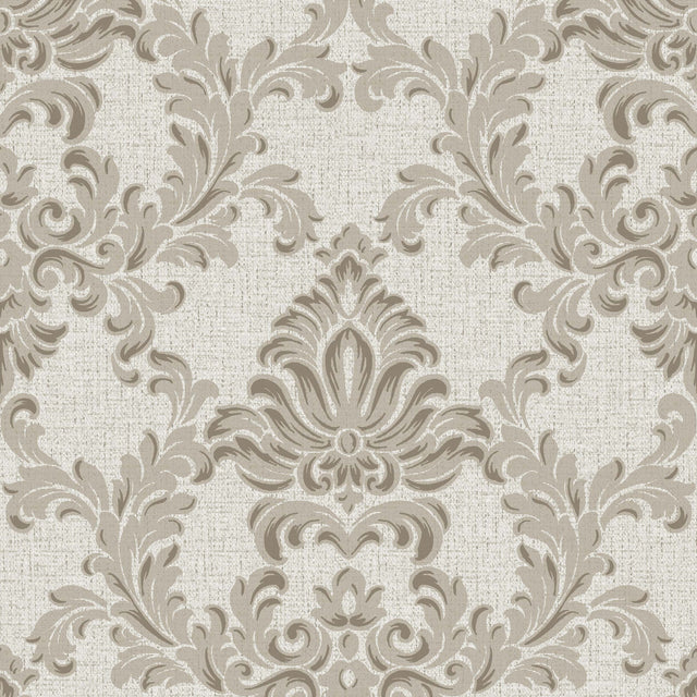 Veer Decor Venezia Damask Grey Wallpaper VRVZ909-91