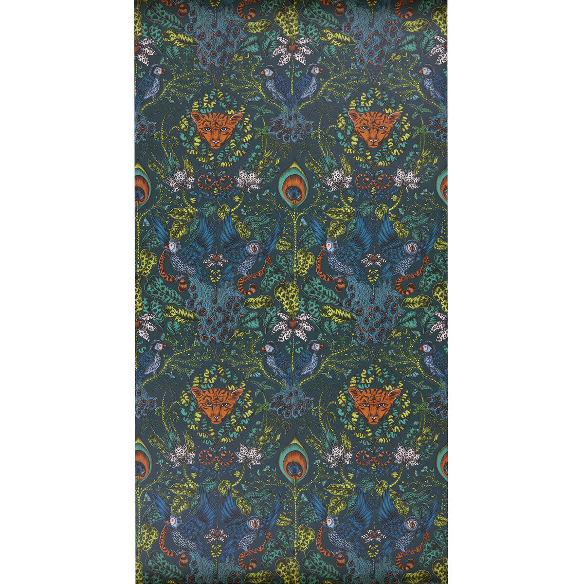 CLARKE AND CLARKE W0098/03.CAC.0 AMAZON NAVY Wallpaper - Eade's Wallpaper
