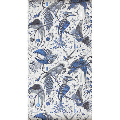 CLARKE AND CLARKE W0099/01.CAC.0 AUDUBON BLUE Wallpaper - Eade's Wallpaper