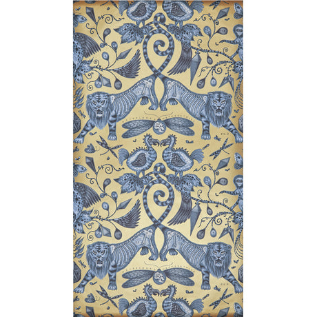 CLARKE AND CLARKE W0100/01.CAC.0 EXTINCT BLUE Wallpaper - Eade's Wallpaper