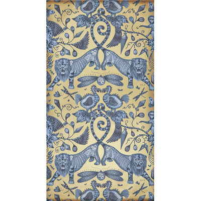 CLARKE AND CLARKE W0100/01.CAC.0 EXTINCT BLUE Wallpaper - Eade's Wallpaper