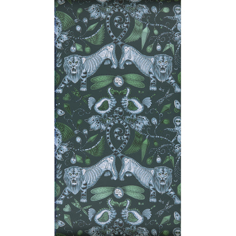 CLARKE AND CLARKE W0100/04.CAC.0 EXTINCT NAVY Wallpaper - Eade's Wallpaper