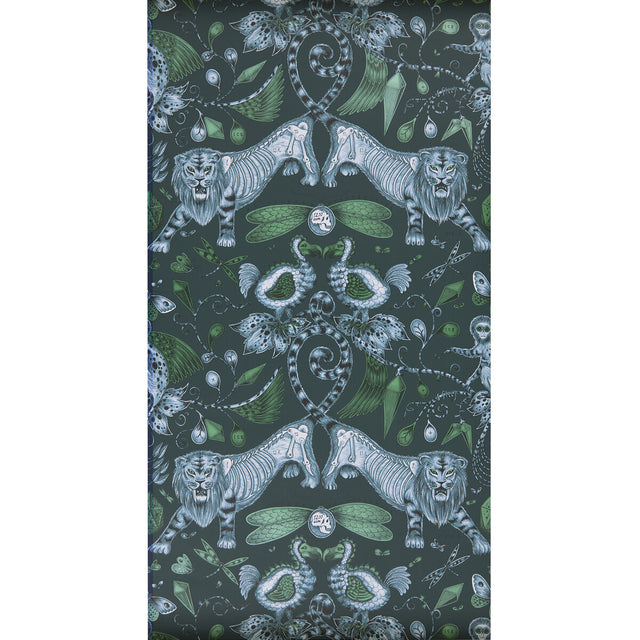 CLARKE AND CLARKE W0100/04.CAC.0 EXTINCT NAVY Wallpaper - Eade's Wallpaper