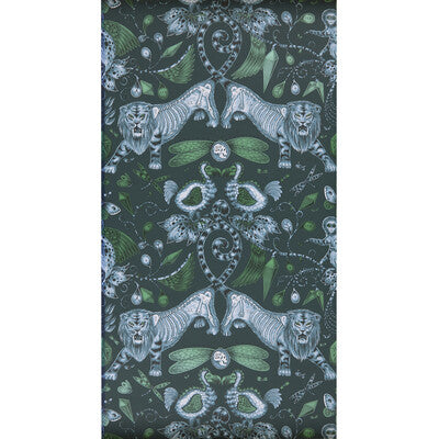 CLARKE AND CLARKE W0100/04.CAC.0 EXTINCT NAVY Wallpaper - Eade's Wallpaper