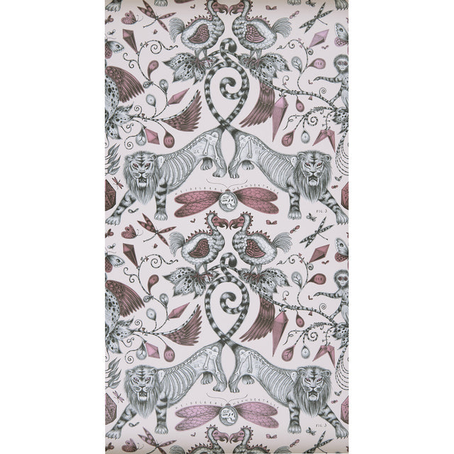 CLARKE AND CLARKE W0100/05.CAC.0 EXTINCT PINK Wallpaper - Eade's Wallpaper