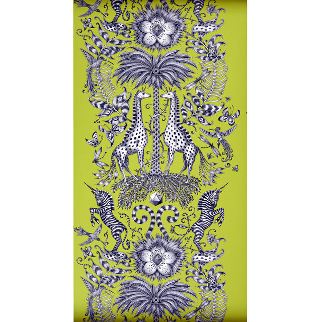 CLARKE AND CLARKE W0102/03.CAC.0 KRUGER LIME Wallpaper - Eade's Wallpaper