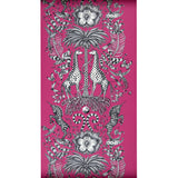 CLARKE AND CLARKE W0102/04.CAC.0 KRUGER MAGENTA Wallpaper - Eade's Wallpaper