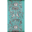 CLARKE AND CLARKE W0102/08.CAC.0 KRUGER TEAL Wallpaper - Eade's Wallpaper