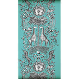CLARKE AND CLARKE W0102/08.CAC.0 KRUGER TEAL Wallpaper - Eade's Wallpaper