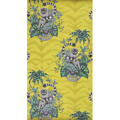 CLARKE AND CLARKE W0103/02.CAC.0 LEMUR LIME Wallpaper - Eade's Wallpaper