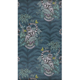 CLARKE AND CLARKE W0103/03.CAC.0 LEMUR NAVY Wallpaper - Eade's Wallpaper