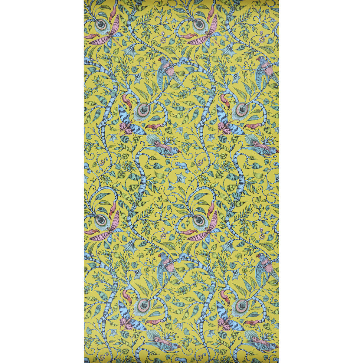 CLARKE AND CLARKE W0104/04.CAC.0 ROUSSEAU LIME Wallpaper - Eade's Wallpaper