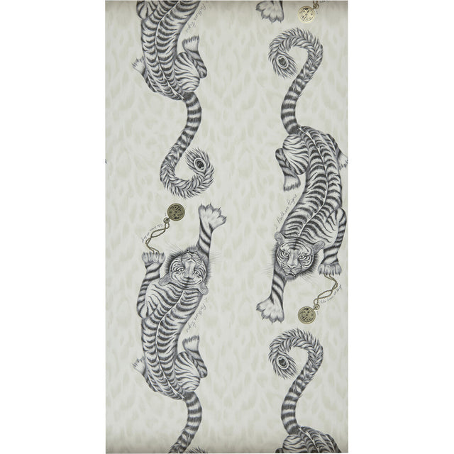 CLARKE AND CLARKE W0105/02.CAC.0 TIGRIS MONOCHROME Wallpaper - Eade's Wallpaper
