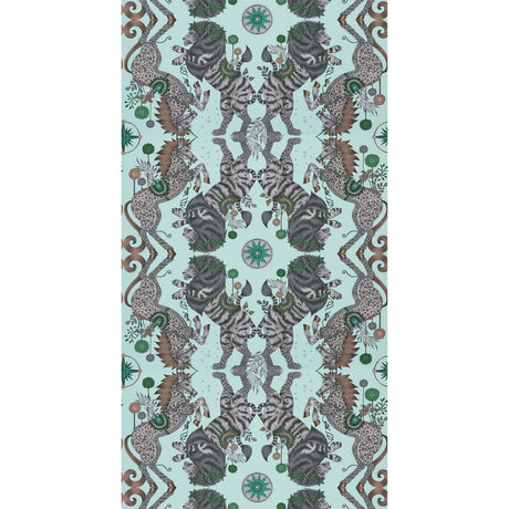 CLARKE AND CLARKE W0113/01.CAC.0 CASPIAN WP AQUA  Wallpaper - Eade's Wallpaper