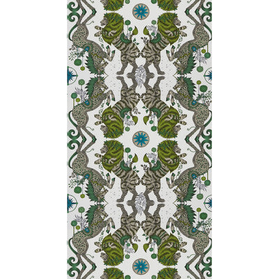 CLARKE AND CLARKE W0113/04.CAC.0 CASPIAN WP LIME  Wallpaper - Eade's Wallpaper