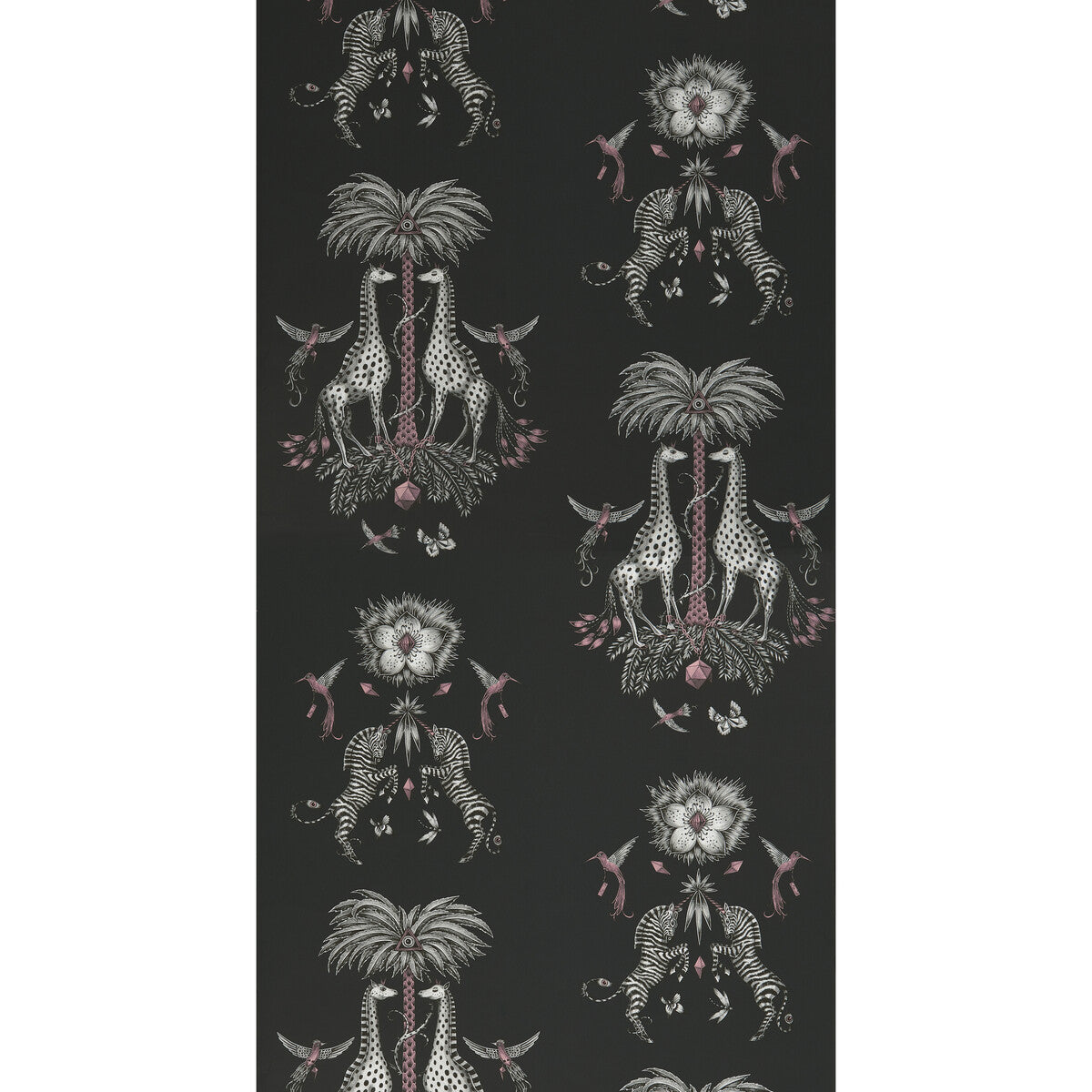CLARKE AND CLARKE W0114/01.CAC.0 CREATURA CHARCOAL  Wallpaper - Eade's Wallpaper