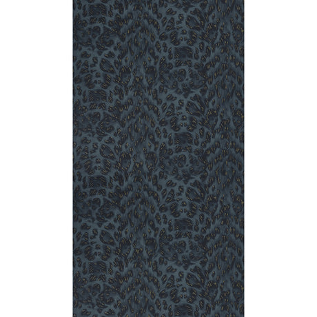 CLARKE AND CLARKE W0115/07.CAC.0 FELIS NAVY  Wallpaper - Eade's Wallpaper