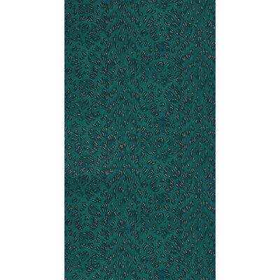 CLARKE AND CLARKE W0115/11.CAC.0 FELIS TEAL/ROSE GOLD  Wallpaper - Eade's Wallpaper