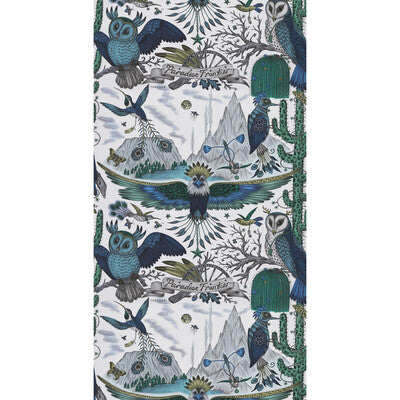 CLARKE AND CLARKE W0116/01.CAC.0 FRONTIER BLUE  Wallpaper - Eade's Wallpaper