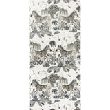 CLARKE AND CLARKE W0117/01.CAC.0 LOST WORLD BLUE  Wallpaper - Eade's Wallpaper