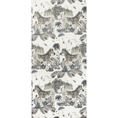 CLARKE AND CLARKE W0117/01.CAC.0 LOST WORLD BLUE  Wallpaper - Eade's Wallpaper