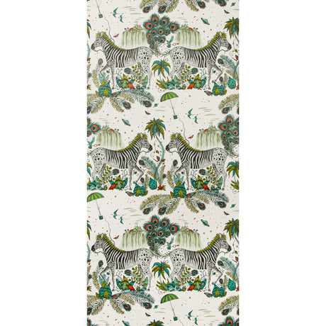 CLARKE AND CLARKE W0117/02.CAC.0 LOST WORLD GREEN  Wallpaper - Eade's Wallpaper