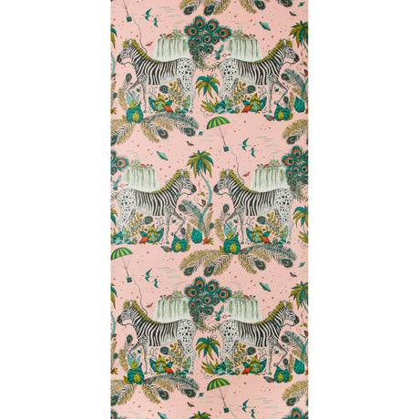 CLARKE AND CLARKE W0117/04.CAC.0 LOST WORLD PINK  Wallpaper - Eade's Wallpaper