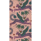 CLARKE AND CLARKE W0118/01.CAC.0 LYNX CORAL  Wallpaper - Eade's Wallpaper
