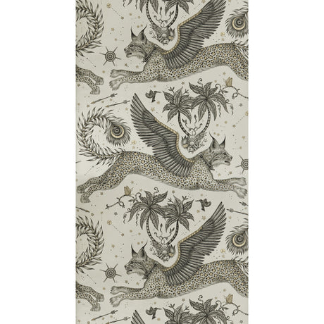 CLARKE AND CLARKE W0118/02.CAC.0 LYNX GILVER Wallpaper - Eade's Wallpaper