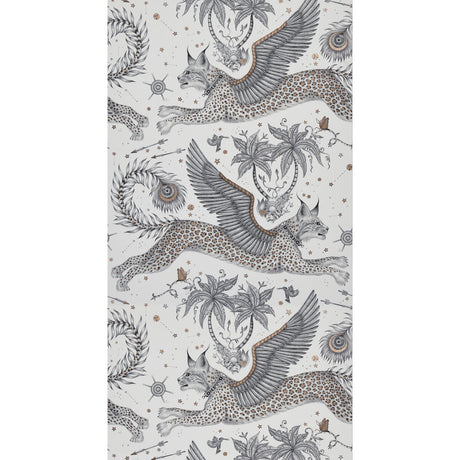 CLARKE AND CLARKE W0118/04.CAC.0 LYNX NUDE  Wallpaper - Eade's Wallpaper